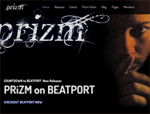 Tablet Screenshot of djprizm.com